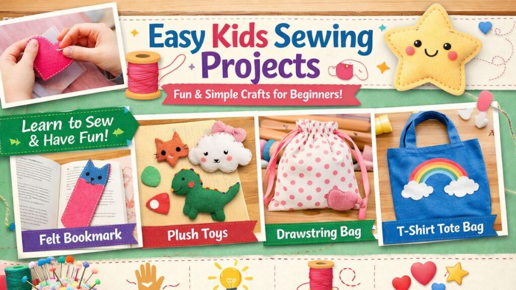 Easy Kids Sewing Projects: Fun, Creative, and Beginner-Friendly Ideas